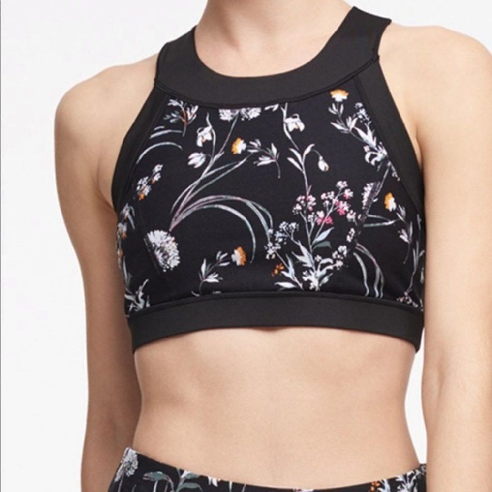 New DK Donna Karan floral  Fitness  active bra